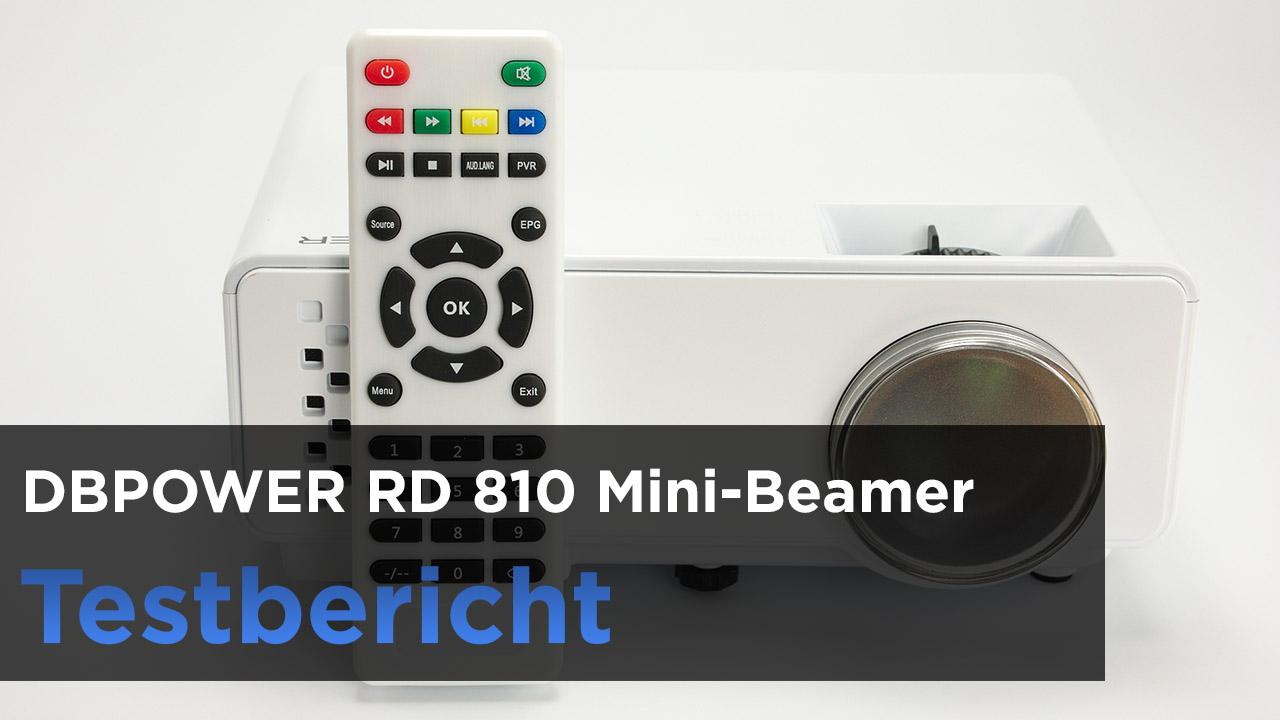 DBPOWER RD 810 Mini-Beamer im Test | MEGA-Testberichte