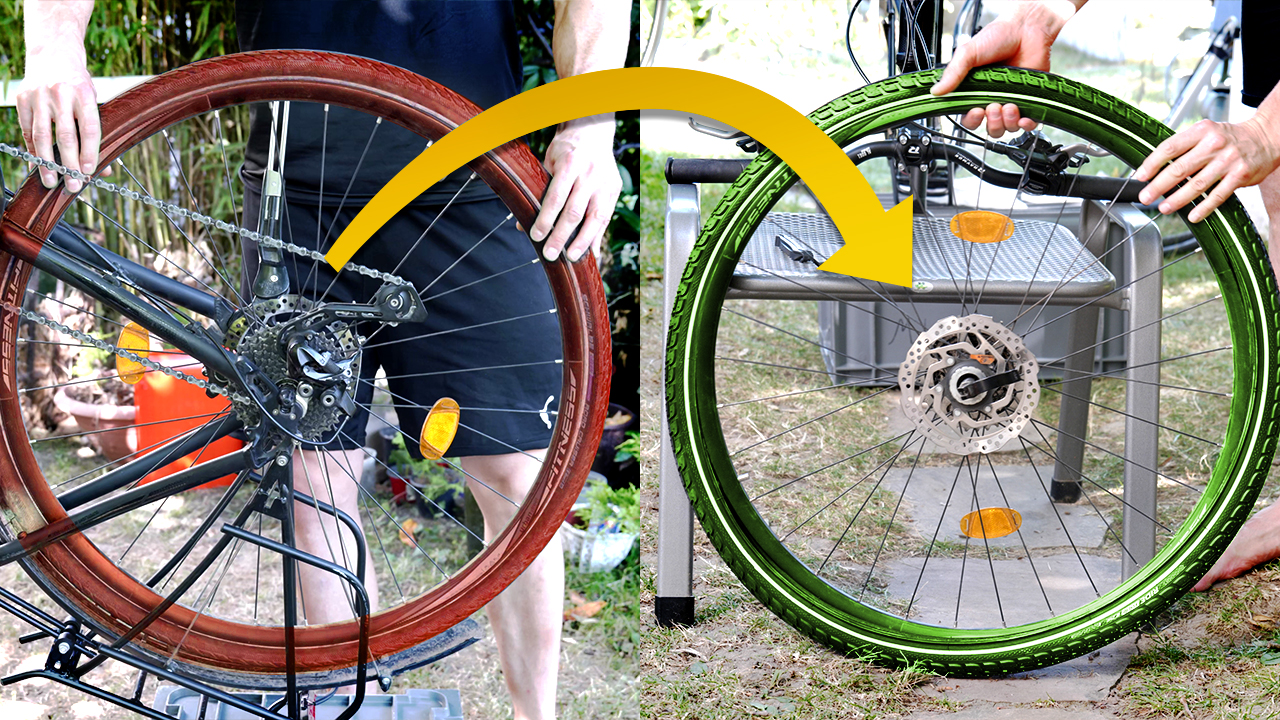Fahrrad Hinterrad ausbauen (Kettenschaltung) Anleitung MEGATestberichte