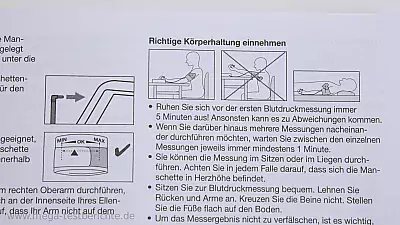 Blutdruckmessgerät Test 1