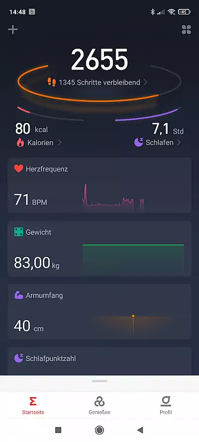 Amazefit GTS Smartwatch Test App Zepp 8