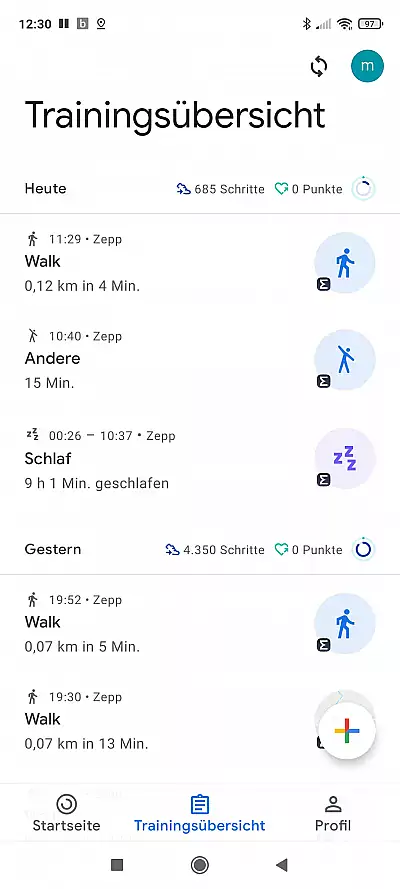 Amazefit GTS Smartwatch Test App Zepp 31