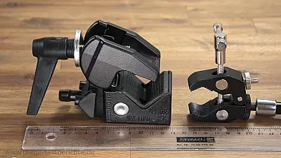 Manfrotto Superclamp und Arme 34