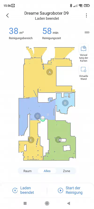 Dreame D9 Saugroboter Test - Die App 7