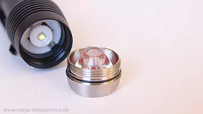 LED Lenser F1 im Test - Die LED freigelegt 2