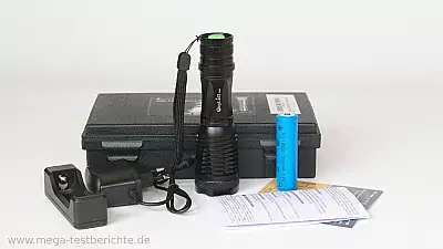 oxyLED-MD50 Taschenlampe - Lieferumfang