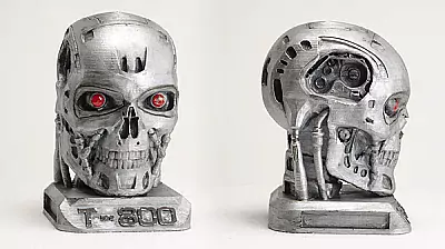 3D-Modell: Terminator Kopf bemalen