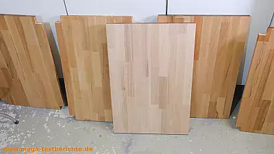 Geöltes Holz im Vergleich zu nicht geöltem