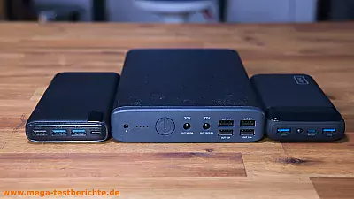 Maxoak K2 Powerbank - Größenvergleich