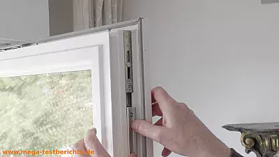 Fenstermechanik mit Schiene