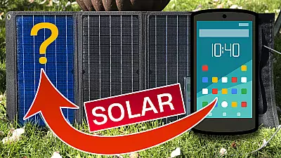 Solar Ladegerät im Test - Lohnt sich das?