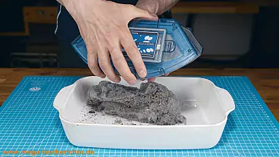 Tesvor M2 Saugroboter - Entleeren des Saugbehälters