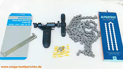 Werkzeuge für den Fahrradkettenwechsel
