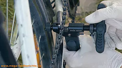 Kettennieter im Einsatz