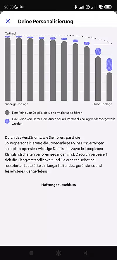 Die Mimi-Hearing Funktion von Teufel