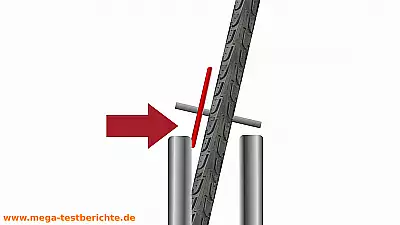 Hinterrad ausbauen - ACHTUNG: Scheibenbremse