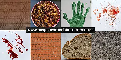 Texturen: Dach, Essen, Farbe