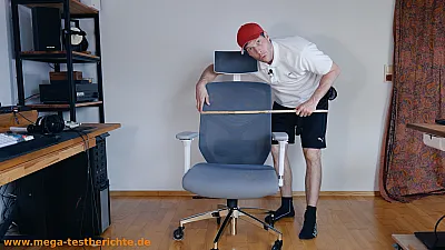 Bürostuhl mit Netzrücken