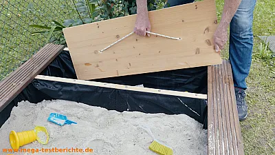 Deckel mit Handgriff aus einem Seil