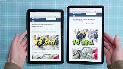 Amazon Fire HD 10 VS Fire Max 11 - Laufzeit