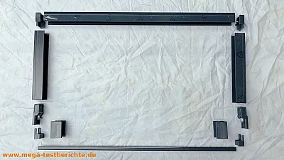 Fliegengitter Schiebetüre - Aufbau des Rahmens in klein Fliegengitter Schiebetüre - Aufbau des Rahmens in klein