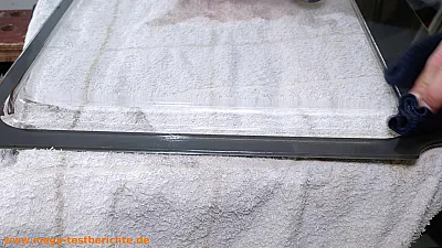 Ofentüre ausbauen - Saubere Scheibe - Nachher