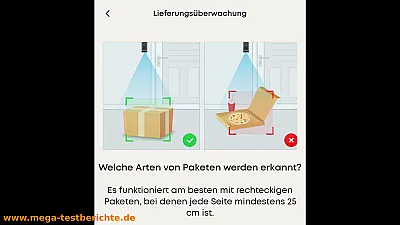 EUFY E340 - Paketerkennung