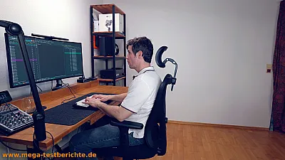 Lutivo Alpha Stuhl - Sitztest