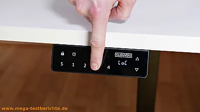 Clouvou Pro Desk - Bedienfeld