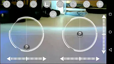 Kamera an der u818a Drohne App