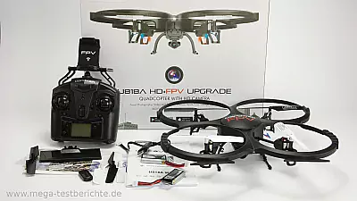 DBPOWER FPW UDI RC U818A Drohne 29