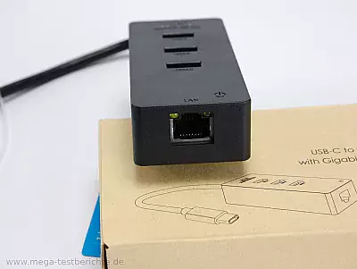 ICZI USB 3.0 Hub Ethernetanschluss