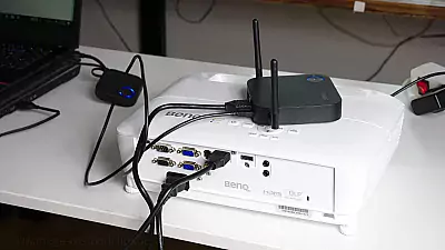 Sendestation am Beamer
