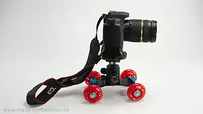 EOS 550D auf dem Slider