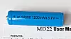 oxyLED-MD22 Taschenlampe - 18650er Akku