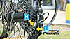 Fahrradschaltung: Anschlag hinten einstellen. L- und H-Schraube
