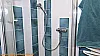 Dusche mit Brause und Duschschlauch