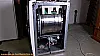Offene Waschmaschine mit Trommel Offene Waschmaschine mit Trommel