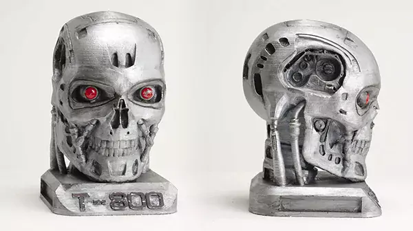 3D-Modell: Terminator Kopf bemalen
