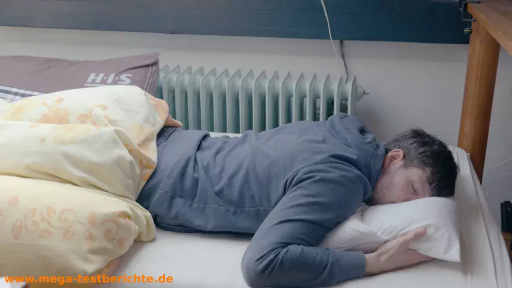Mysheepi Home im Bett - Bauchschläfer