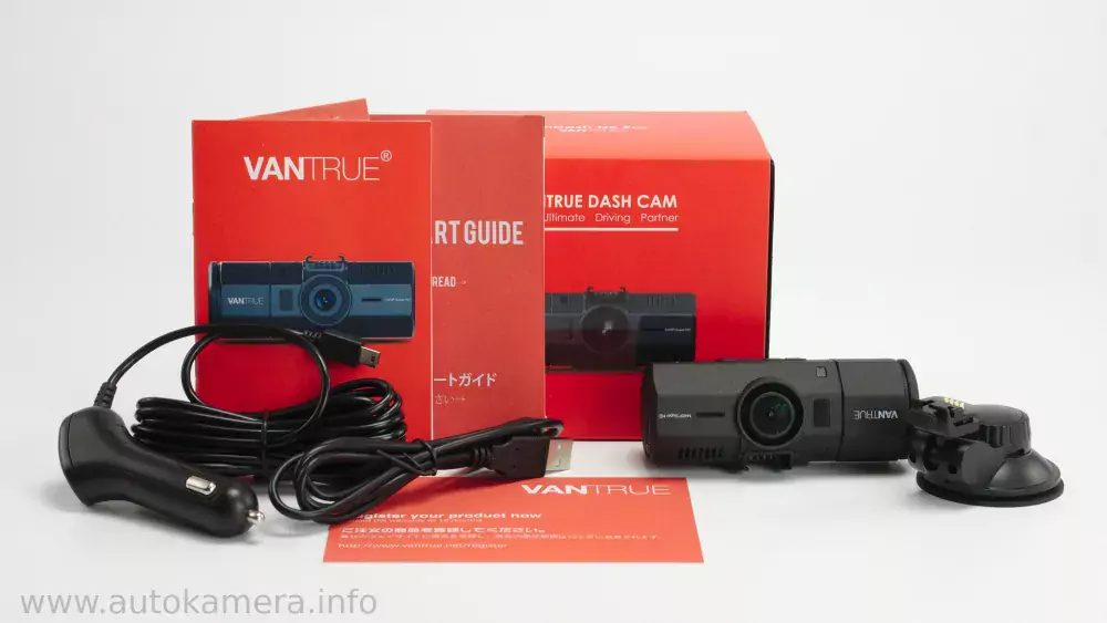 Vantrue N2 Pro Dashcam - Lieferumfang