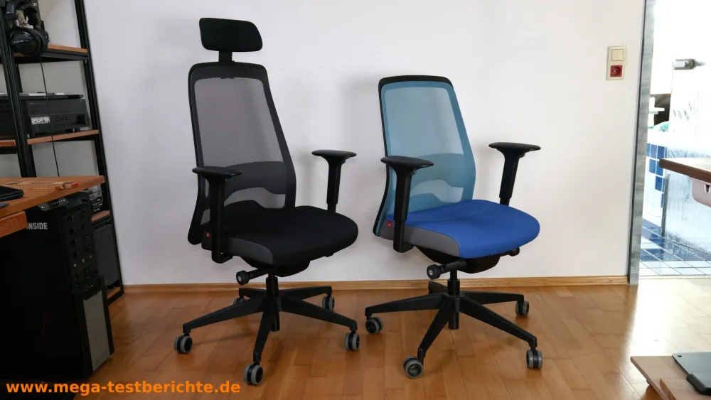 Beide Interstuhl Every-Active Varianten nebeneinander
