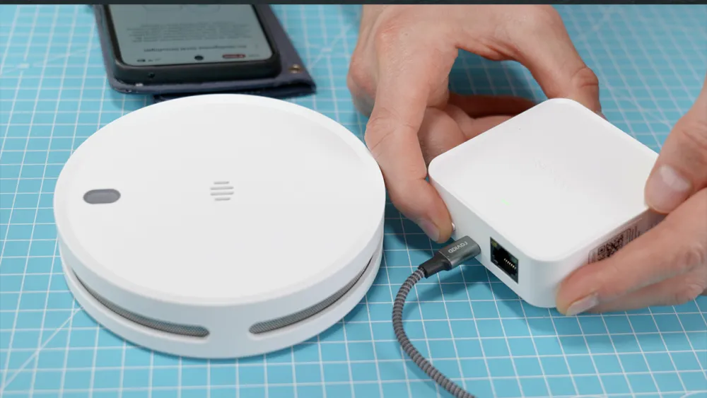 Meross Rauchmelder mit smart hub