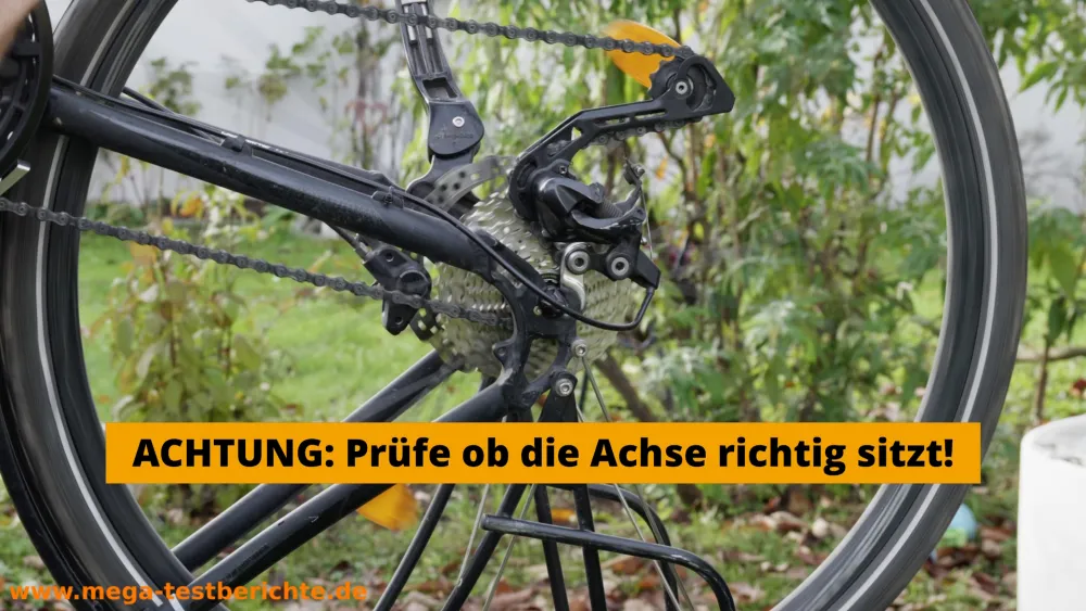 Fahrrad Kassette wechseln - Achse prüfen Fahrrad Kassette wechseln - Achse prüfen