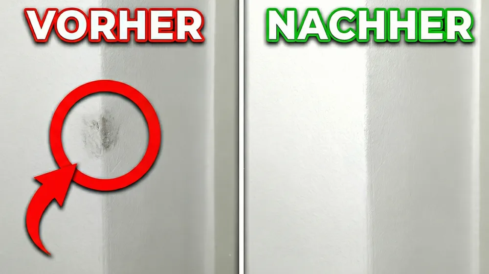 Flecken an der Wand entfernen