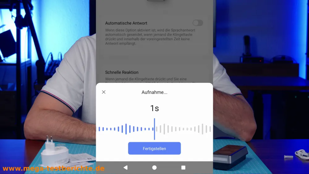 EZVIZ EP8 Ultra - Eigene Sprachansage