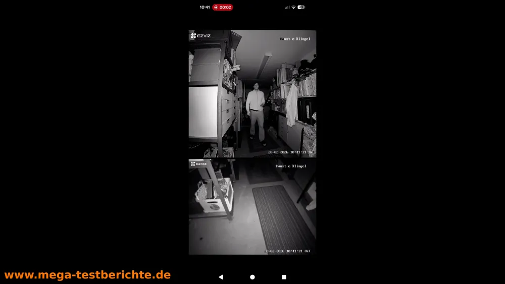 EZVIZ EP8 Ultra - Aufnahme mit IR