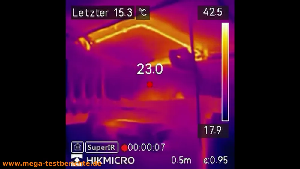 HiKMICRO E01 - Wärmebild - Rohre