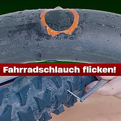 Fahrradschlauch flicken leicht gemacht
