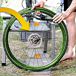Hinterrad beim Fahrrad ausbauen