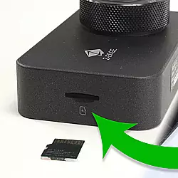 Dashcam SD-Slot mit Micro-SD-Karte
